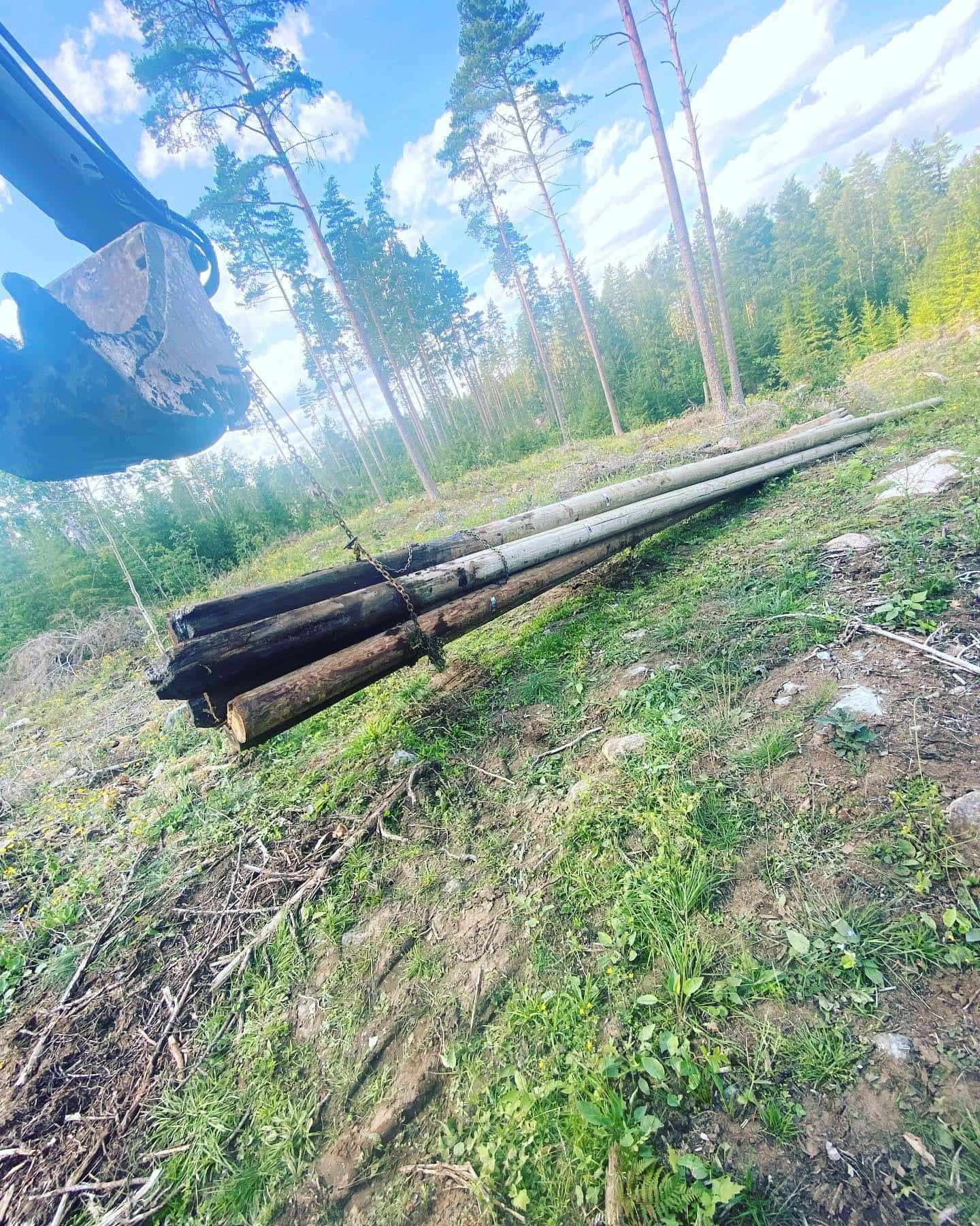 Linjebyggnad - stolphantering